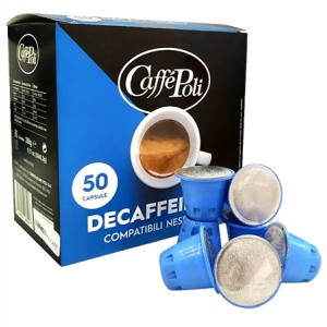 Кава у капсулах Caffe Poli Nespresso Decaffeinato 50 шт.