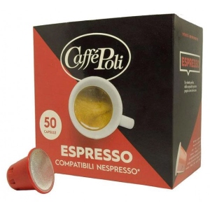 Кава у капсулах Caffe Poli Nespresso Espresso 50 шт.
