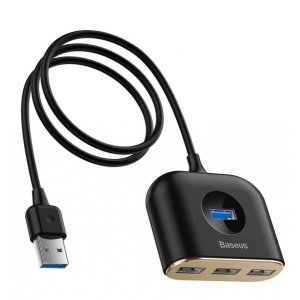 Хаб USB Baseus Square Round USB to USB 3.0 + 3USB 2.0 1 m (CAHUB-AY01)