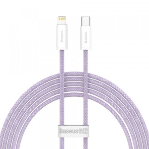 Кабель синхронізації даних Baseus Dynamic Series Fast Charging Data Cable Type-C to iP 20W 2m Purple (CALD000105)