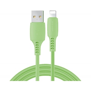 Кабель синхронізації даних Baseus Colourful Cable USB for iP 2.4A 1.2 m Green (CALDC-06)
