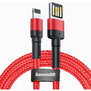 Кабель синхронізації даних Baseus Lightning Cafule SE 1m/2.4A Red-Red (CALKLF-G09)