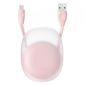 Кабель синхронізації даних Baseus USB - Lightning Lets Go Little Reunion One-Way 2А 1m Pink (CALRN-24)
