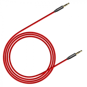 Кабель 3.5 мм -3.5 мм Baseus Jack 3.5mm Yiven Audio Cable M30 M/M 1m Red/Black (CAM30-B91)