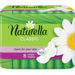 Прокладки гігієнічні Naturella Classic з крильцями Camomile Maxi Single 8шт