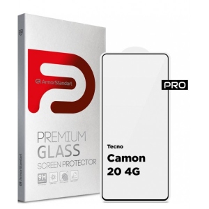 Захисне скло для смартфону Armorstandart Pro for Tecno Camon 20 4G Black (ARM69119)