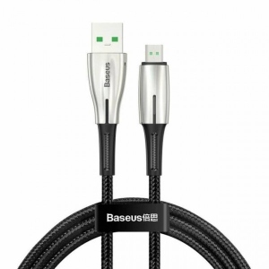 Кабель синхронізації даних Baseus Waterdrop USB-microUSB 1m Black (CAMRD-B01)