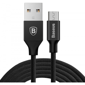 Кабель синхронізації даних Baseus Yiven USB Micro 1.5m Black (CAMYW-B01)