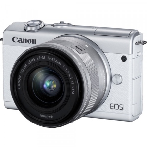 Фотокамера бездзеркальна Canon EOS M200 + 15-45 IS STM White (3700C032)