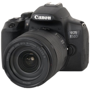 Фотокамера дзеркальна Canon EOS 850D Kit 18-135 IS nano USM Black (3925C021)