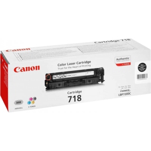 Картридж для лазерних принтерів/БФП Canon LBP7200 (3.4К) Cartridge 718 Black (2662B002AA)