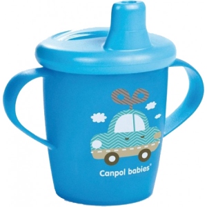 Чашка-непроливайка дитяча Canpol babies Toys синій, 250 мл. (31/200_blu)
