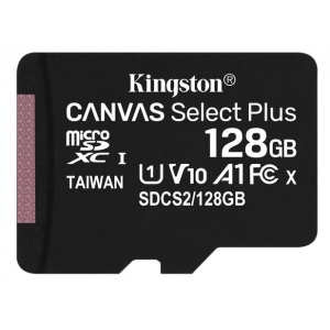 Карта пам'яті Kingston microSDXC 128GB Canvas Select Plus 100R A1 C10 (SDCS2/128GBSP)
