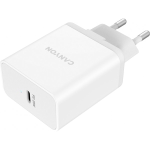Мережевий зарядний пристрій Canyon CNE-CHA20W ціни