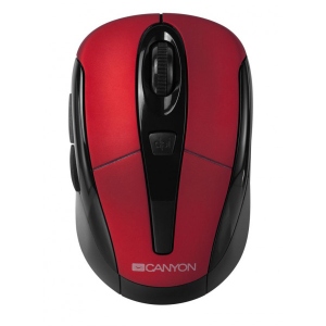 Миша бездротова Canyon CNR-MSOW06R Black/Red USB