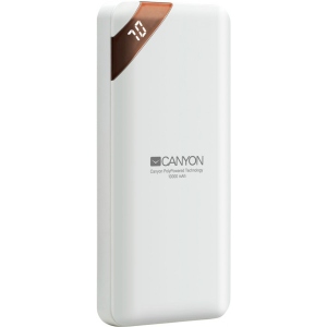Батарея мобільна Canyon 10000mAh White (CNE-CPBP10W)