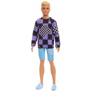 Лялька Barbie Кен "Модник" у светрі в клітинку (HBV25)
