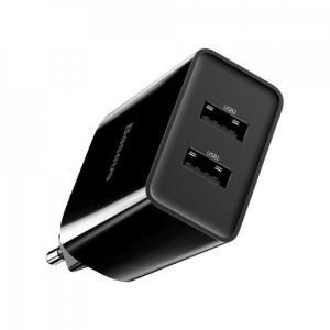 Мережевий зарядний пристрій Baseus MiniDualU 10.5W Black (CCFS-R01)