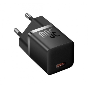 Мережевий зарядний пристрій Baseus GaN5 FC mini 1C 30W Black (CCGN070401)
