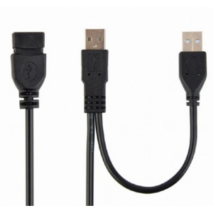 асортимент Кабель USB type A - USB type A Cablexpert USB type A - USB type A 0.9 м (CCP-USB22-AMAF-3)