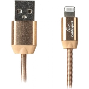Кабель синхронізації даних Cablexpert USB 2.0 A microUSB - Lightning 1m (CCPB-L-USB-08G)