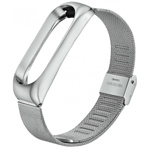 Ремінець для фітнес-браслету BeCover Metal for Metal for Xiaomi Mi Smart Band 5 Silver (705147)