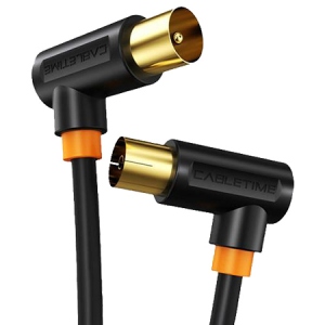 Кабель Optical Cabletime Male to Female 75OHM 3 m Black (CF34N)