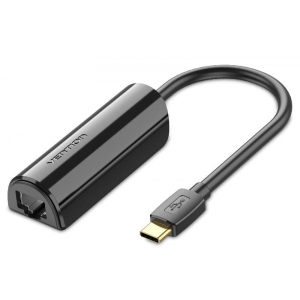 Перехідник USB Type-C - RJ-45 Vention USB 3.1 Type-C - RJ45 (CFABB) фірмовий сайт