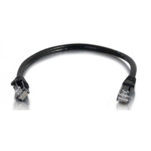 Кабель патч-корд C2G 0.3 м Black (CG83404)