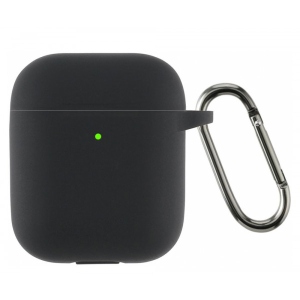 Чохол для навушників Armorstandart Ultrathin Silicone Case With Hook for Apple AirPods 2 Black (ARM59679)