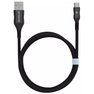 Кабель синхронізації даних Proove Braided Scout Micro USB 2.4A 1m Black (488530001)