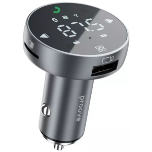 FM модулятор Proove FM Launcher Sound Sync 30W (PD+QC3.0) Type-C+USB