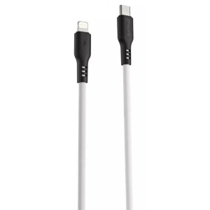 Кабель синхронізації даних Proove Rebirth Type-C to Lightning 3A 1m White (557690003)