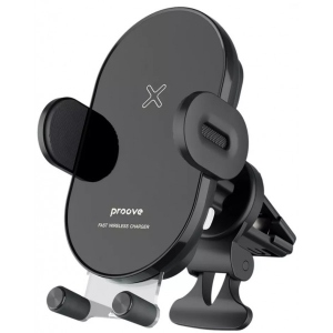 Тримач для мобільного пристрою Proove Rounded Energy 15W Black (479230001)