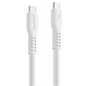 Кабель синхронізації даних Proove Eternal Type-C to Type-C 60W 2m White (580850003)
