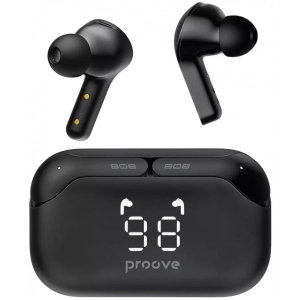 Навушники вкладиші бездротові TWS Proove 808 Power TWS Black (543060001)