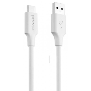 Кабель синхронізації даних Proove Striped Silicone Type-C 1m White (577260003)
