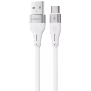 Кабель синхронізації даних Proove Soft Silicone Type-C 2.4A 1m White (492030003)