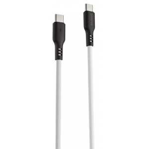 Кабель синхронізації даних Proove Rebirth Type-C to Type-С 60W 1m White (557680003)