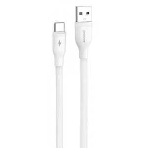 Кабель синхронізації даних Proove Flat Out Type-C 2.4A 1m White (504920003)