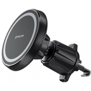 Тримач для мобільного пристрою Proove Carbon Magnetic Air Outlet Car Mount Black (484030001)