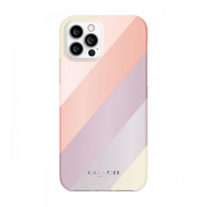 Чохол для смартфону Coach Protective Case for iPhone 12 Pro - Diagonal Stripe Metallic Multi (CIPH-054-DSTMT)