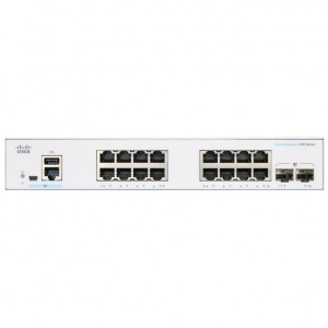Коммутатор локальної мережі (Switch) Cisco CBS350-16T-2G-EU в каталозі