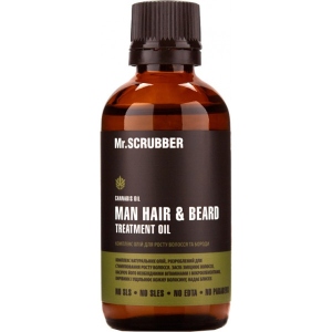 Лосьйон після гоління Mr.Scrubber Комплекс олій д/росту волосся і бороди Man hair & Beard Treatment Oil 50мл