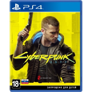 Ігровий диск PS4 CYBERPUNK 2077 (Бесплатное обновление до версии PS5) [PS4, Russian version]
