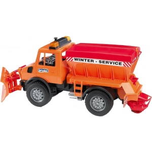 Наземна спецтехніка BRUDER Снігоприбиральна машина MB Unimog (02572)