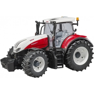 Наземна будівельна техніка BRUDER Трактор Steyr 6300 Terrus з навантажувачем червоно-білий, М1: 16 Київ