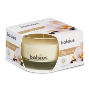 Свічка скло Bolsius ароматична 63/90 Ваніль продаж