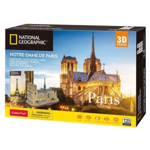 3D пазли Cubic Fun National Geographic "Нотр-Дам-де-Парі" (DS0986h)