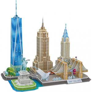 3D пазли Cubic Fun City line "Нью-Йорк" (MC255h)